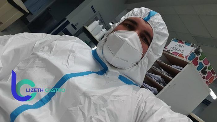 Andres es, a sus 24 años, positivo de COVID-19