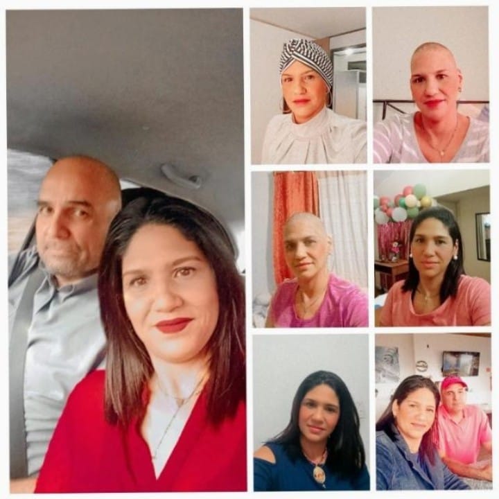 Esta imagen, es la preferida de Saraí, pues visibiliza todas las facetas del cáncer de mama