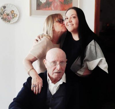Lorraine celebró navidad con don Massimo y su hija