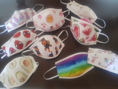 Los cubrebocas tienen distintos diseños