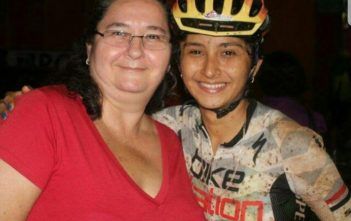 Milagro Mena, ciclista tica en el Giro de Italia