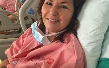 Rocío recibió la noticia de su tumor en el cerebro, en 1998