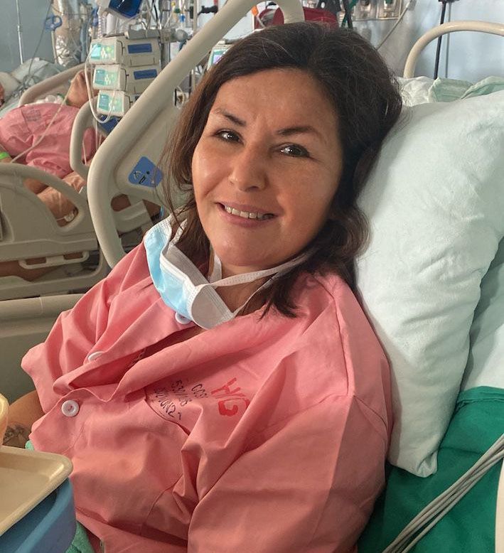 Rocío recibió la noticia de su tumor en el cerebro, en 1998