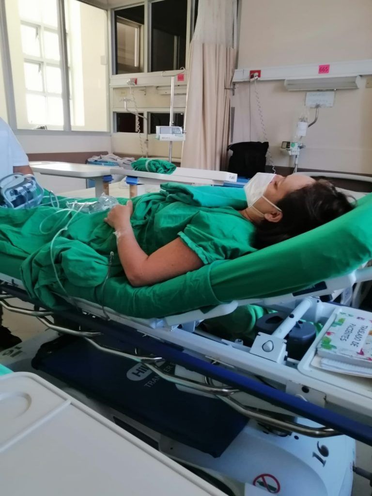 Patricia vivió paralelamente al cáncer, el COVID y la muerte de su abuela