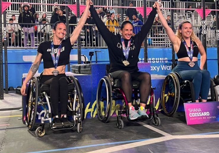 Amalia es campeona mundial de Crosfit adaptado