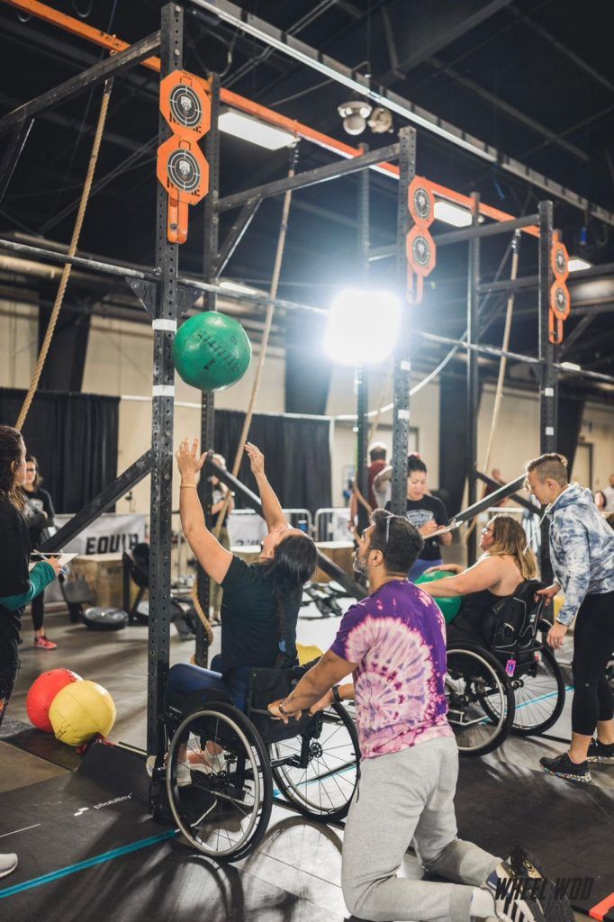Amalia abrazó el crossfit adaptado