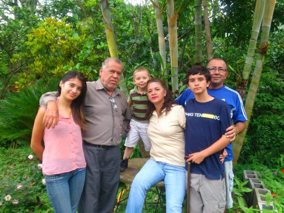 Reunión de la familia de Eloíssa y Niger (Cortesía Eloíssa Jiménez)