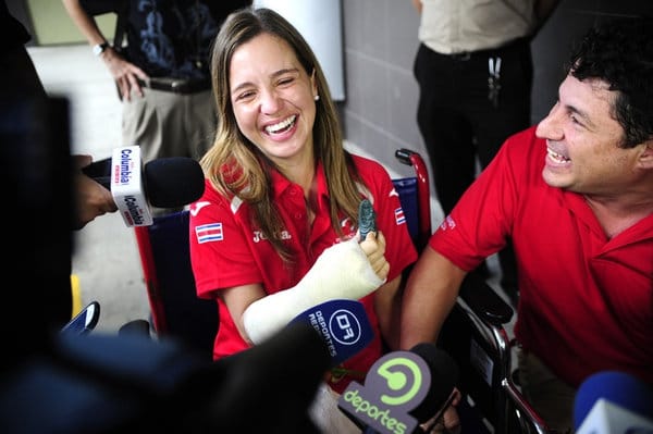 Claudia sufrió el accidente en el que casi pierde la vida, el 28 de agosto de 2014