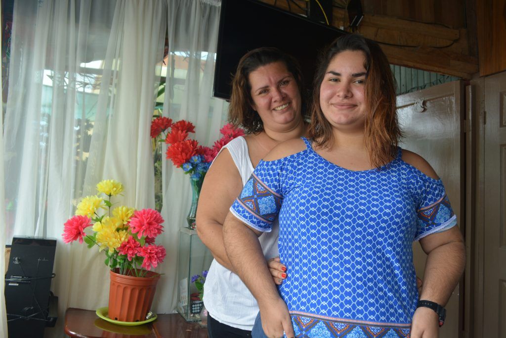 Cristel tuvo el apoyo de sus padres para enfrentar el Zika