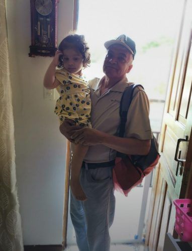 Don Ricardo era abuelito de 4 nietos