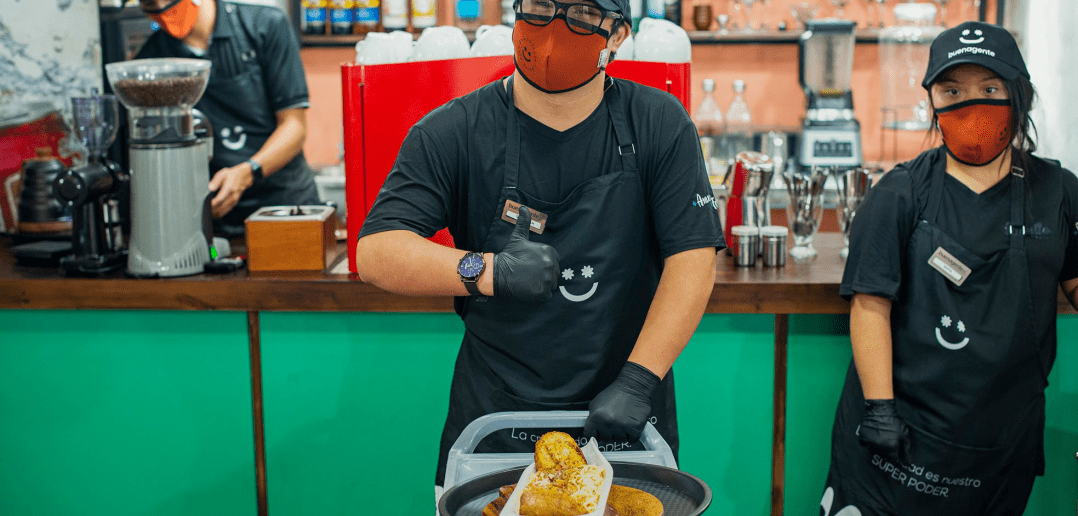 Las personas que atienden este restaurante tienen Síndrome de Down