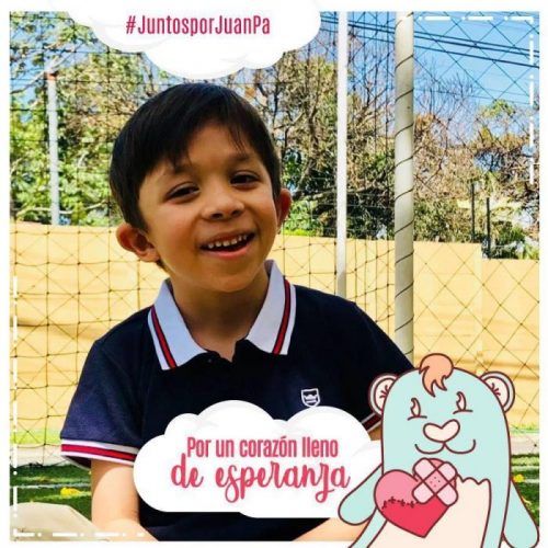 Juan Pablo fue diagnosticado con un problema cardiaco, a los 2 meses de nacido
