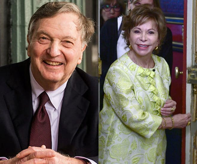 Isabel Allende se volvió a enamorar a los 75 años