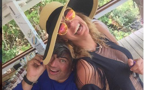 Esta fue la foto que publicó Lili Estefan en el recién celebrado cumpleaños de su esposo