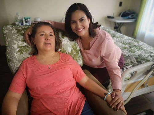 Patricia afronta con amor la enfermedad de ELA