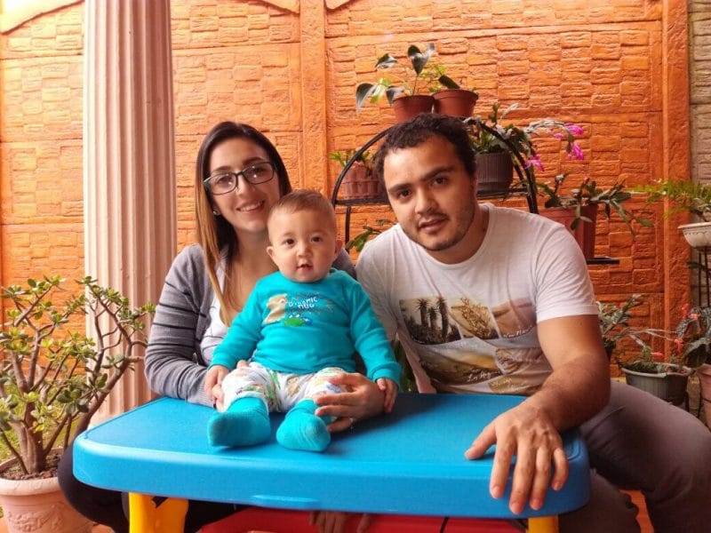 Los padres de Sebas dan gracias a Dios por este milagro