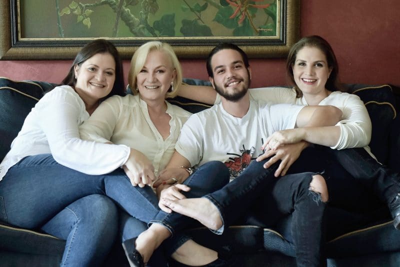 Sylvia Blanco es madre de 3 hijos