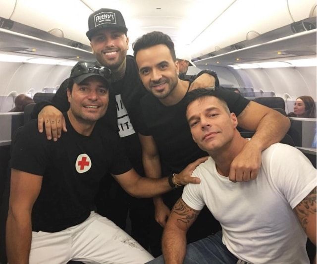 Mega estrellas incluido Chayanne, visitaron la Isla donde nacieron tras el paso de María