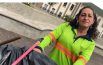 Flor y sus compañeras tienen a cargo la limpieza de la capital
